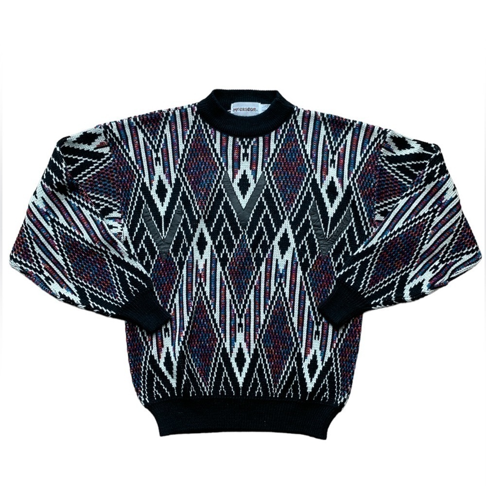 Vintage McGregor Made in USA Acrylic Crewneck Diamond Sweater